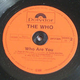 the who   who are you  west german polydor label vinyl lp excellent condition