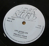 project four life after life 1980 uk never label 7" minimal synth experimental