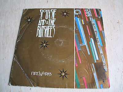siouxsie & the banshees  fireworks 1982 uk polydor label 7" vinyl 45 gothic rock