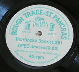 scritti politti work in progress  2nd peel  1979 uk  7" vinyl 45 rare alt punk