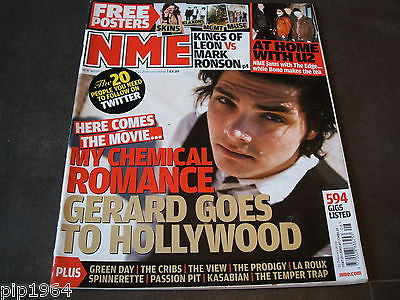 new musical express  nme  21 feb  2009   front cover  my chemical romance