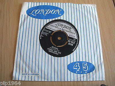 johnny & the hurricanes revival 1960 uk london american label 7" single hlx 9190