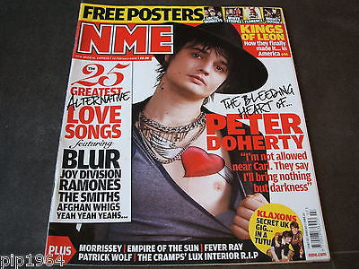 new musical express  nme  14 feb 2009   front cover  pete doherty