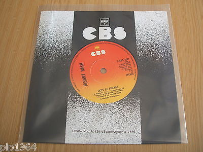 johnny nash  let's be friends 1975 uk cbs records vinyl 7"cbs 3597  excellent
