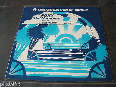 foxy  hot numbers  1979  uk tk disco 12" nr mint