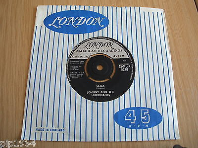 johnny & the hurricanes ja - da 1960 uk london american label 7" hlx 9289  ex