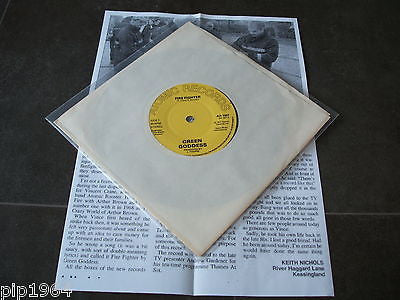 green goddess fire fighter 1977 atomic records 7" single ar 1007 atomic rooster