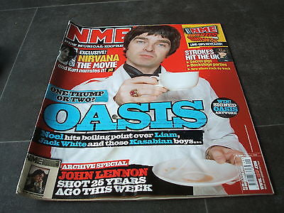 new musical express nme 10th december   2005 oasis nirvana