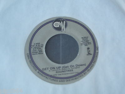 roundtree  get on up get on down  1978 usa omni label 7" single  om 5502 ex