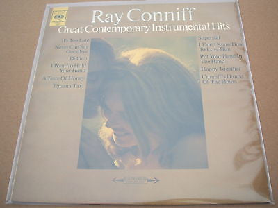 ray conniff  great contempary hits  south american / colombian cbs pressing lp