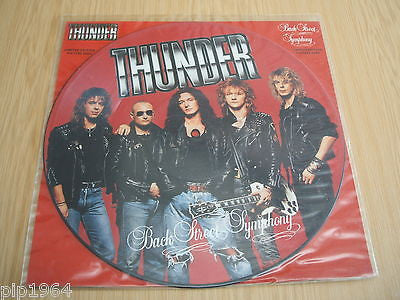 thunder back street symphony 12" picture disc 1990 uk emi ltd  excellent +