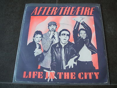 after the fire life in the city 1979  uk vinyl 7" single excellent