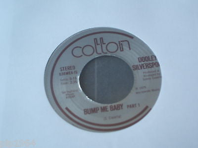 dooley silverspoon   bump me baby  1975 usa cotton label 7" single 636wea 1s  ex