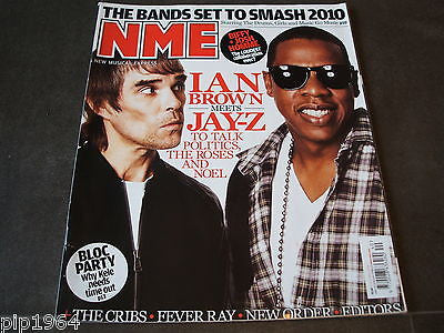 new musical express  nme  03 oct  2009   front cover  ian brown jay-z