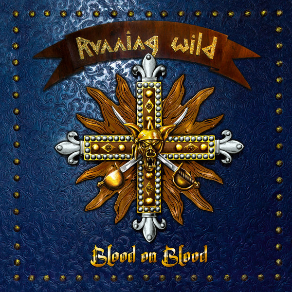 BLOOD ON BLOOD (2LP LTD BLUE VINYL) by RUNNING WILD Vinyl Double Album