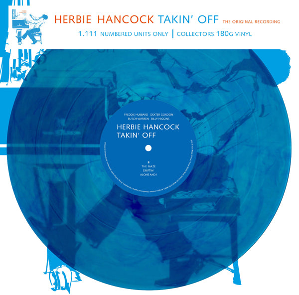 TAKIN OFF by HERBIE HANCOCK Vinyl LP ltd colour