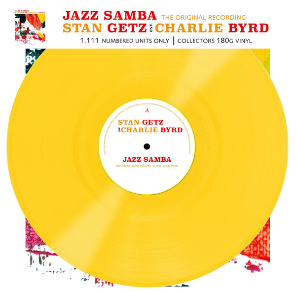 JAZZ SAMBA - THE ORIGINAL RECORDING (YELLOW) by STAN GETZ AND CHARLIE BYRD Vinyl LP