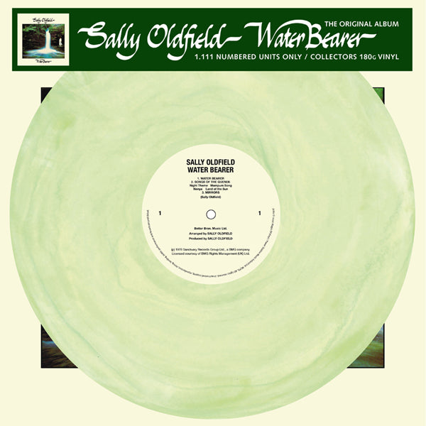 SALLY OLDFIELD WATER BEARER [THE ORIGINAL ALBUM](MARBLED) VINYL LP