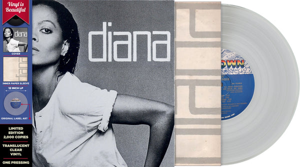 DIANA by DIANA ROSS Vinyl LP ltd grey colour
