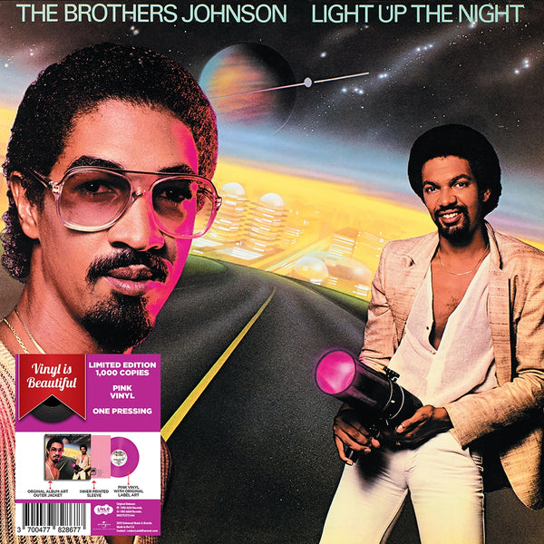 LIGHT UP THE NIGHT (PINK VINYL) by BROTHERS JOHNSON Vinyl LP