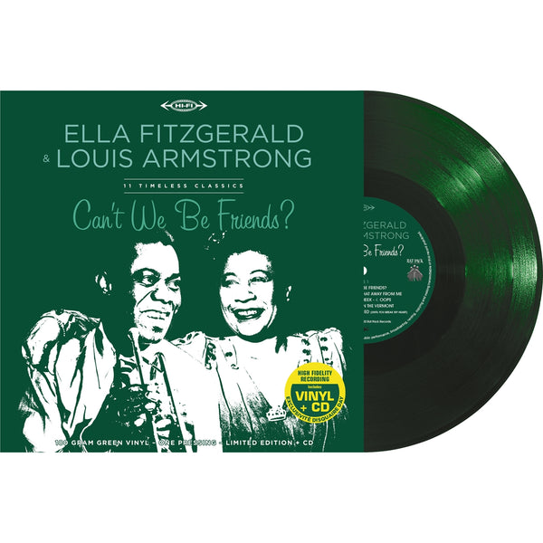 CAN'T WE BE FRIENDS? (GREEN VINYL) by ELLA FITZGERALD & LOUIS ARMSTRONG Vinyl