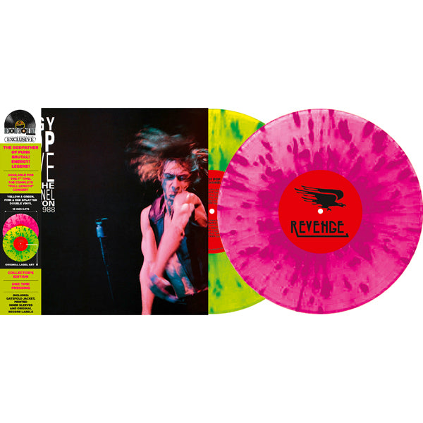 LIVE AT THE CHANNEL BOSTON (PINK + YELLOW SPLATTER VINYL) (RSD 2021) by IGGY POP Vinyl Double Album