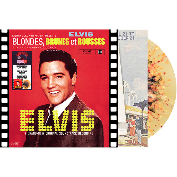 BLONDES, BRUNES & ROUSSES (IT HAPPENED AT THE WORLD'S FAIR) (MARBLE SPLATTER VINYL) (RSD 2022) by ELVIS PRESLEY Vinyl LP
