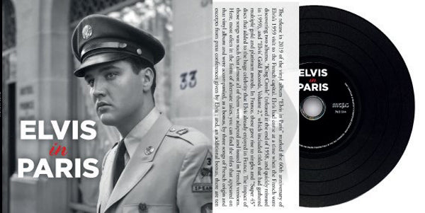 ELVIS PRESLEY ELVIS IN PARIS COMPACT DISC DIGI