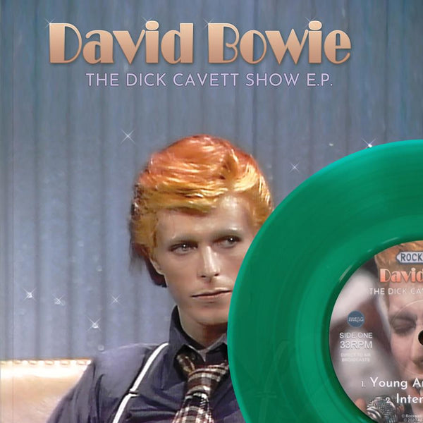 DAVID BOWIE THE DICK CAVETT SHOW EP on 7" GREEN VINYL Cat: KITTY27EP038-green