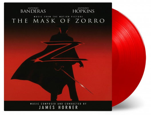 THE MASK OF ZORRO (JAMES HORNER) 2 × Vinyl LP Numbered Red