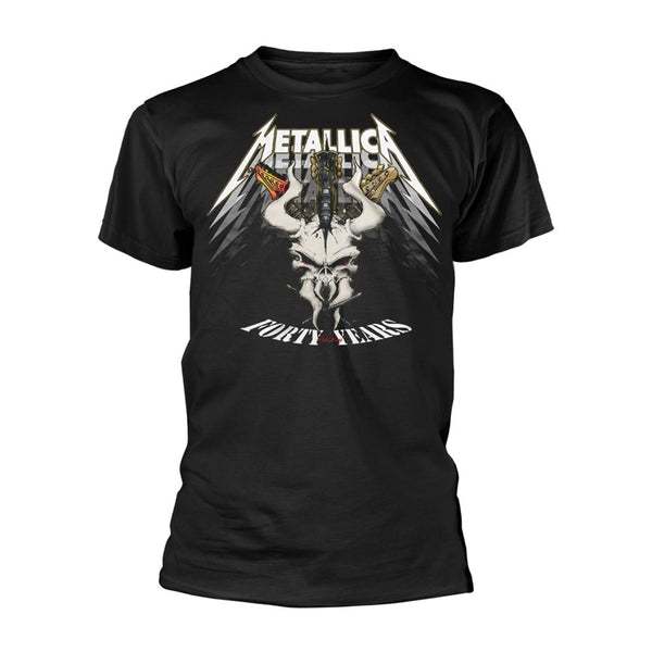 40TH ANNIVERSARY FORTY YEARS by METALLICA T-Shirt - punk to funk heaven