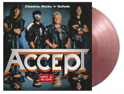 ACCEPT HOT & SLOW - CLASSICS, ROCK 'N' BALLADS 2 x silver red marble vinyl lp MOVLP2452   pre order