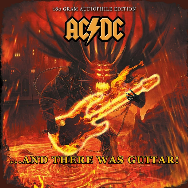 AC/DC – ...And There Was Guitar! vinyl lp  red flame