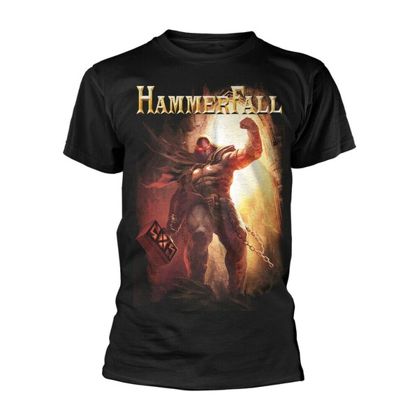 DETHRONE AND DEFY by HAMMERFALL T-Shirt, Front & Back Print