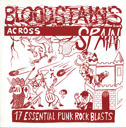 Various ‎– Bloodstains Across Spain vinyl  LP  Bloodstains013