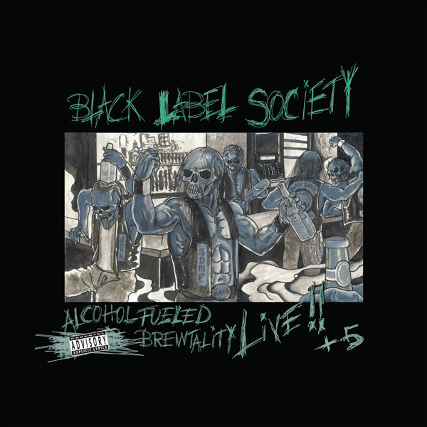 BLACK LABEL SOCIETY ALCHOHOL FUELED BREWTALITY LIVE (2LP COLOURED VINYL RSD 2022) VINYL DOUBLE ALBUM