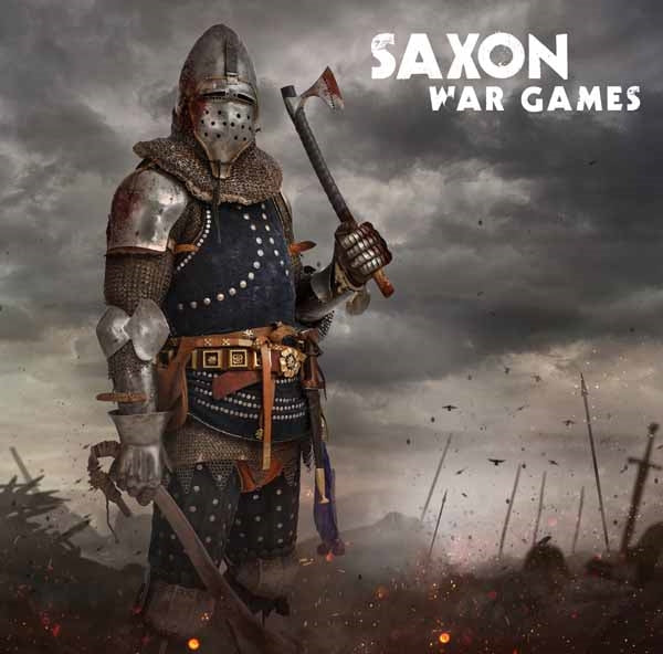 WAR GAMES by SAXON Vinyl LP  789 ltd colour