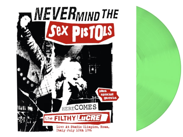 Live at Stadio Olimpico, Roma, Italy, July 10th 1996 Sex Pistols Format:Vinyl  LP GREEN Limited Edition / 500 Radiation Reissues