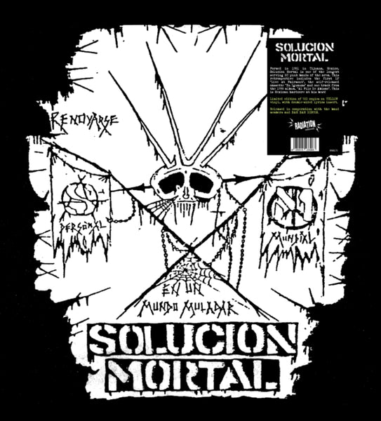 Solucion Mortal (Yellow Vinyl) Artist SOLUCION MORTAL Format:LP Label:RADIATION REISSUE Catalogue No:RRS170
