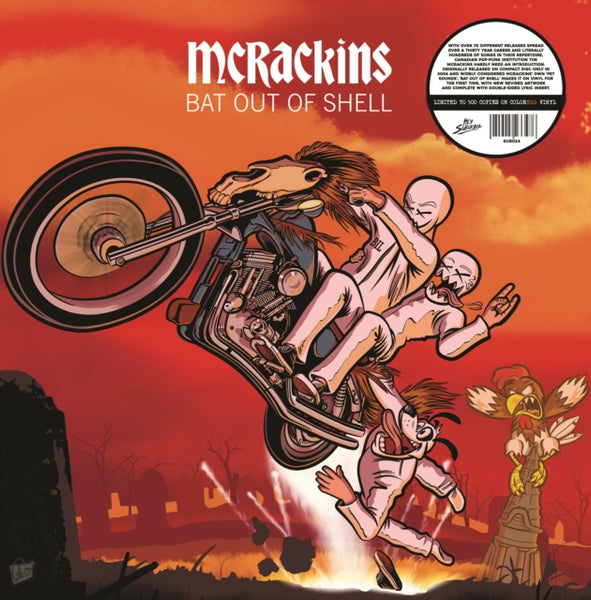 Bat Out Of Shell (Egg Coloured Vinyl) Artist MCRACKINS Format:LP Label:HEY SUBURBIA