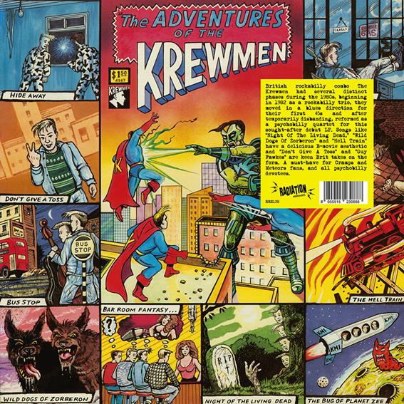 KREWMEN - The Adventures Of The Krewmen vinyl LP  (+ poster) RRS128