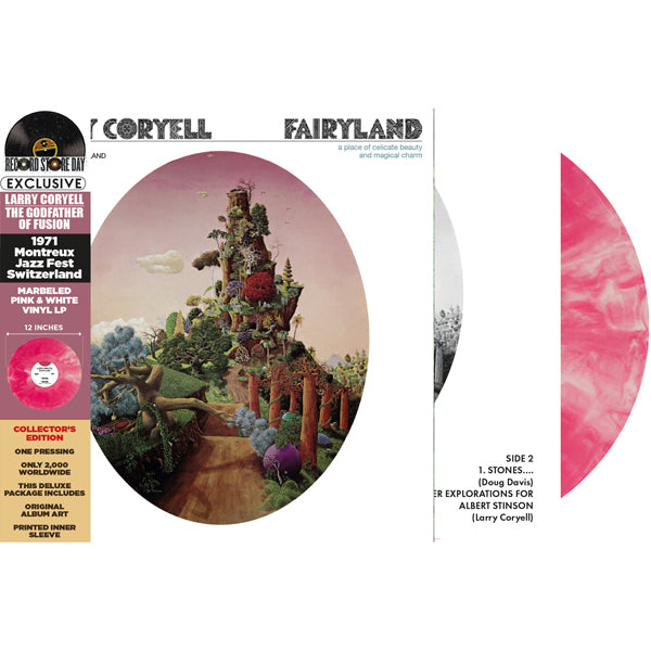 FAIRYLAND (PINK/WHITE MARBLE VNYL) (RSD 2022) by LARRY CORYELL Vinyl LP