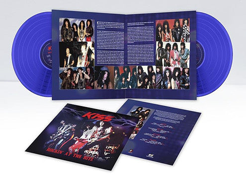 ROCKIN' AT THE RITZ (BLUE VINYL) by KISS Vinyl Double Album  RV2CLP2176