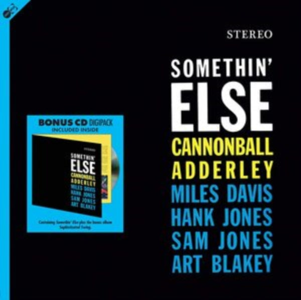 Somethin' Else Artist Cannonball Adderley Format:Vinyl / 12" Album with CD Label:Groove Replica Catalogue No:77016LP