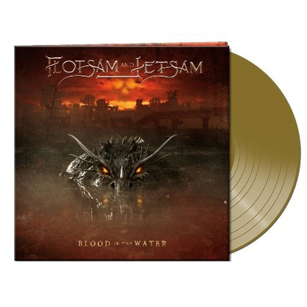 BLOOD IN THE WATER (PLASTIC HEAD EXCLUSIVE GOLD VINYL) by FLOTSAM AND JETSAM Vinyl LP  AFM77212GB
