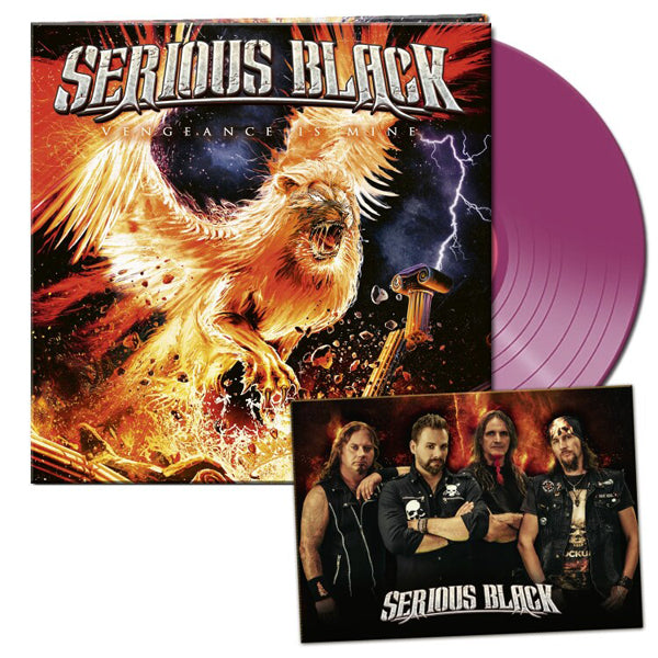 VENGEANCE IS MINE (CLEAR VIOLETT VINYL) by SERIOUS BLACK Vinyl LP  AFM81411