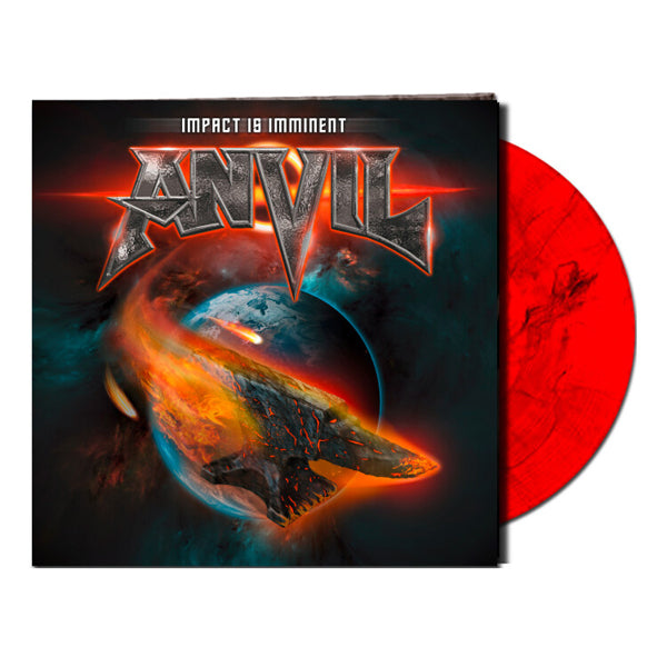 IMPACT IS IMMINENT (RED/BLACK MARBLE VINYL) by ANVIL Vinyl LP  AFM81712EX