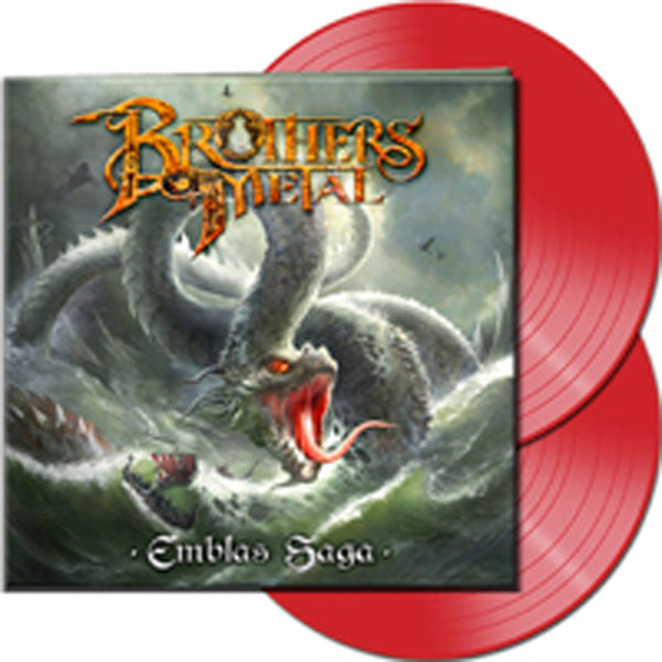 EMBLAS SAGA (RED VINYL)  by BROTHERS OF METAL  Vinyl Double Album  AFMDLP71711 pre  order