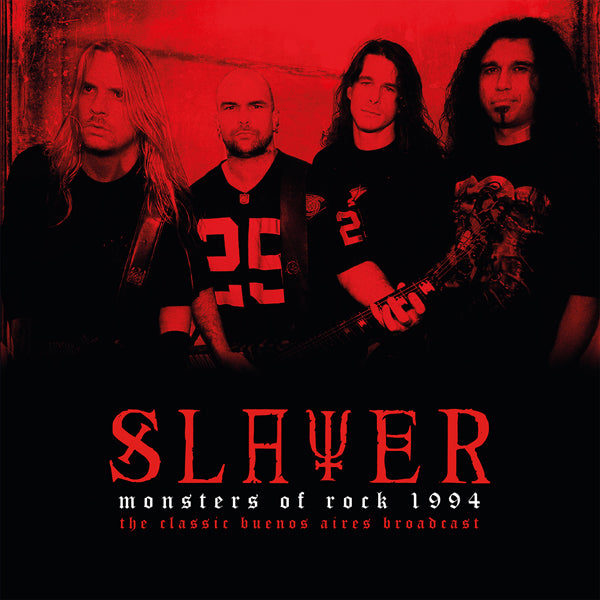 MONSTERS OF ROCK 1994 (CLEAR VINYL) by SLAYER Vinyl Double Album  ANGEL001LPLTD