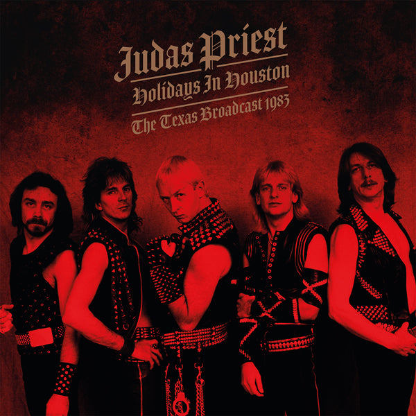 JUDAS PRIEST HOLIDAYS IN HOUSTON (CLEAR/BLACK SPLATTER VINYL) VINYL LP